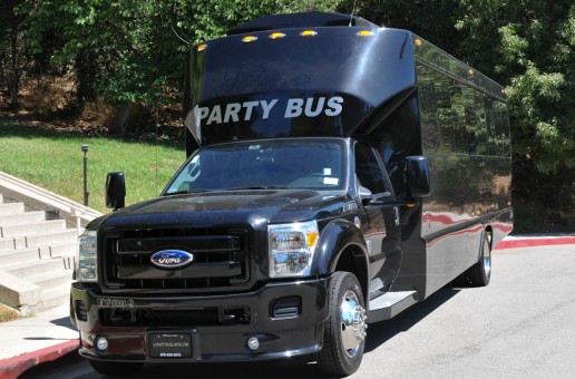 Black Ford F550 Party Bus (26 passengers)