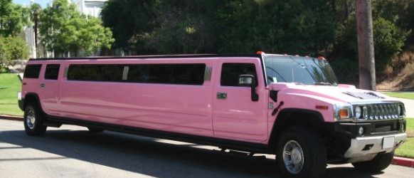 Pink Hummer H2 Limo (Up to 22 Passengers)
