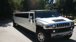 White Hummer H2 Limo (Up to 22 Passengers)