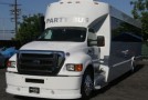 White Ford F650 Party Bus (Up to 38 Passengers)